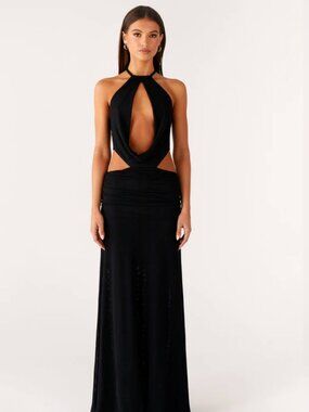 Peppermayo Only Love Maxi Dress - Black